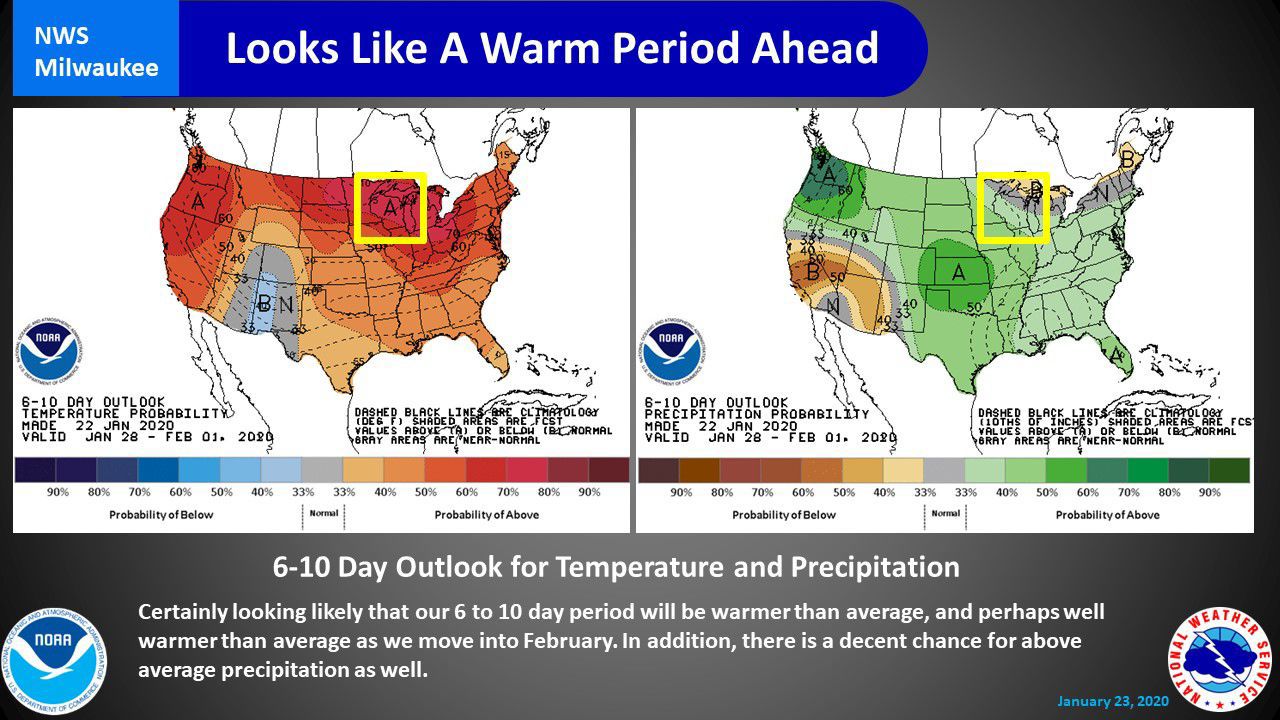 Abnormally warm stretch expected by National Weather Service